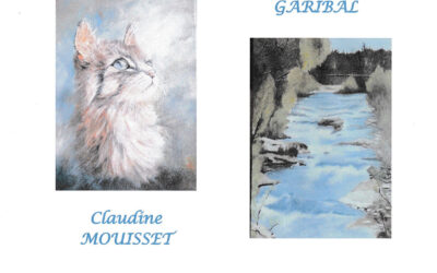 L’été de la galerie commence avec deux exposants fidèles Claudine Mouisset et Michel Garibal